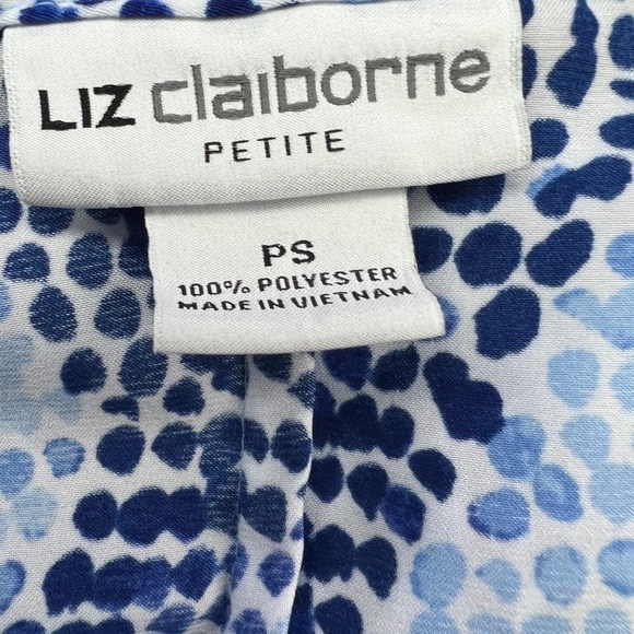 Liz Claiborne Petite | Blue and Print Dress - Picture 7 of 7